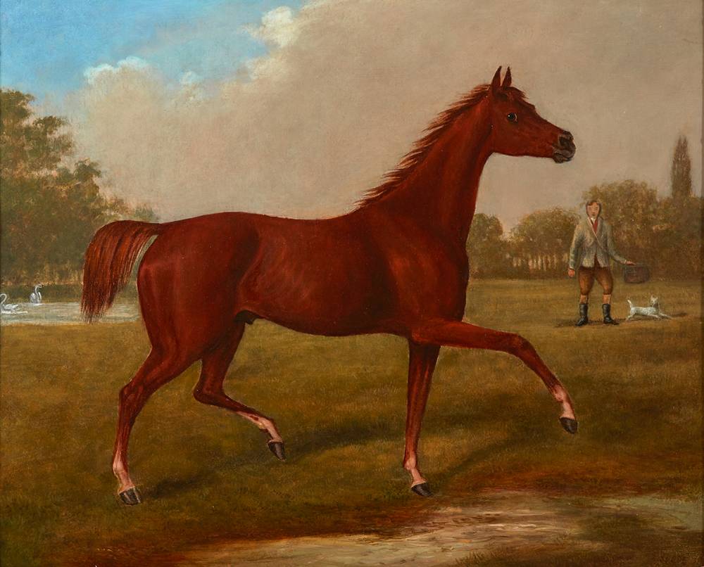 PRANCING HORSE, c. 1830 by Samuel Spode sold for 1,500 at Whyte's Auctions