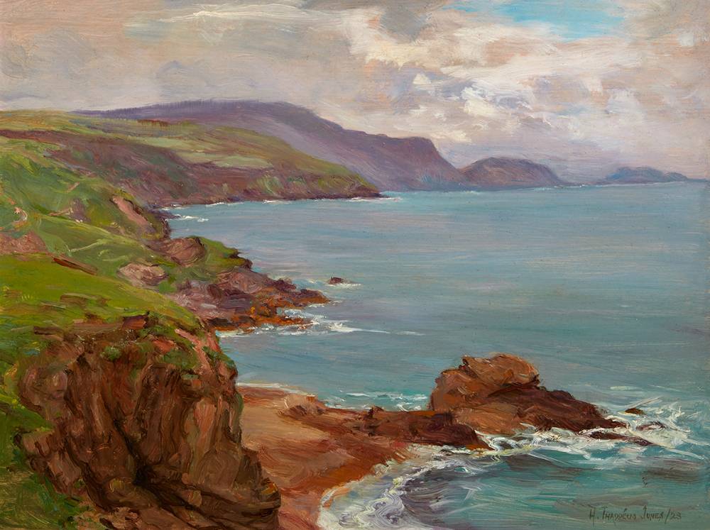 CLIFFS OF MOHER, COUNTY CLARE, 1923 by Henry Jones Thaddeus sold for 2,000 at Whyte's Auctions