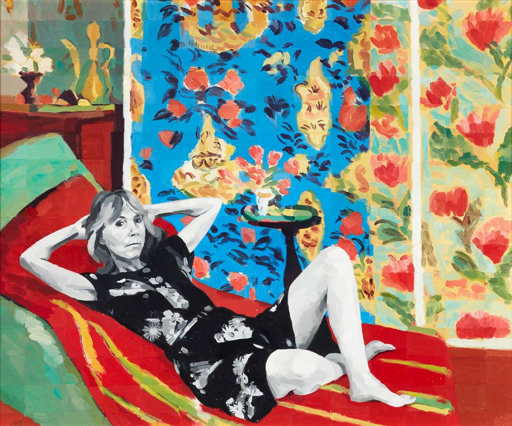 ODALISQUE, AFTER MATISSE, 1998 by Colin Harrison sold for 3,400 at Whyte's Auctions