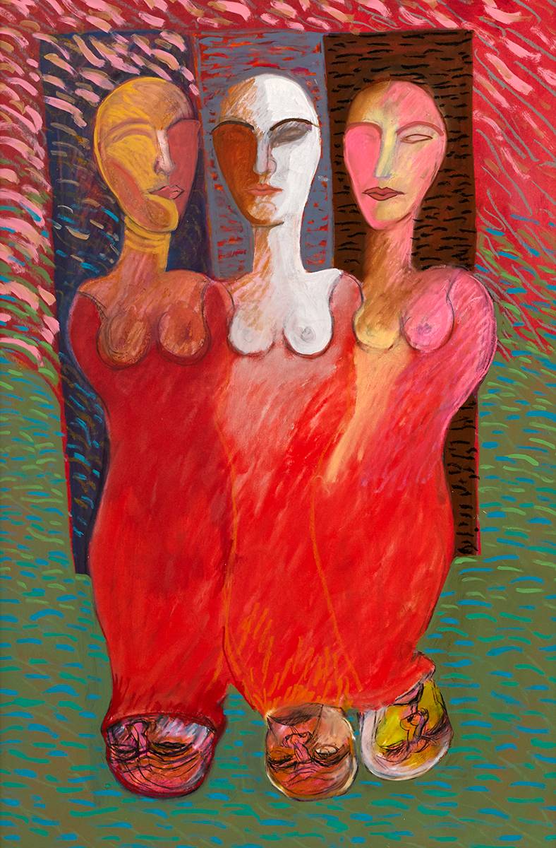 WOMEN GIVING BIRTH TO MEN, 2001-2003 (SET OF FORTY) by Brian Bourke sold for 10,000 at Whyte's Auctions