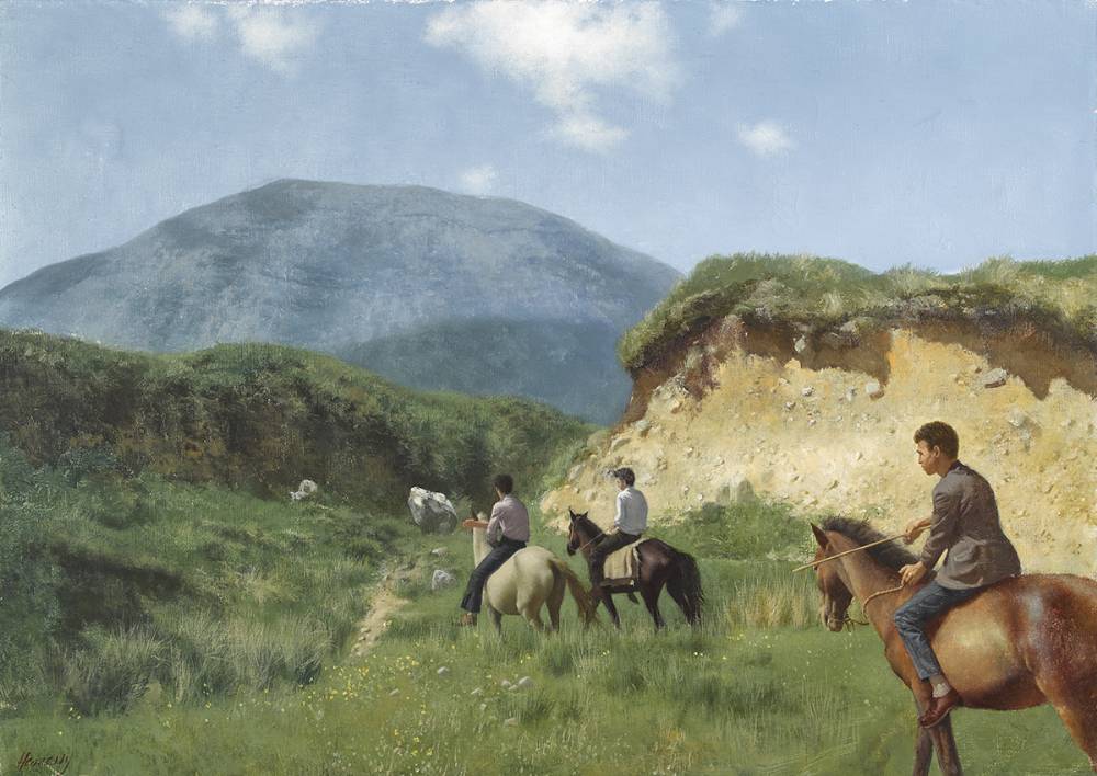 MOUNTAIN TREK by Patrick Hennessy sold for 5,200 at Whyte's Auctions