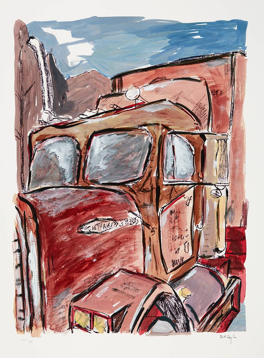TRUCK [THE DRAWN BLANK SERIES] by Bob Dylan sold for 2,400 at Whyte's Auctions
