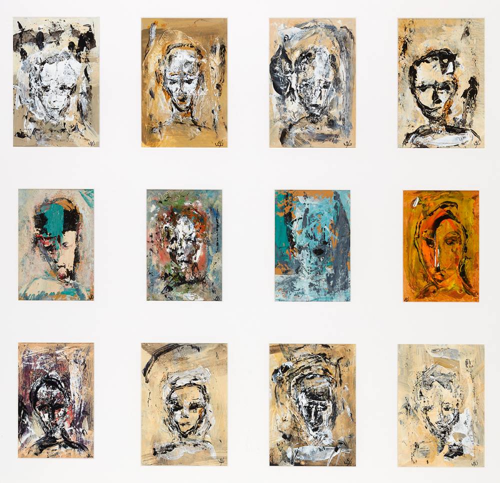 HEADS (SET OF TWELVE) by John Kingerlee sold for 4,000 at Whyte's Auctions
