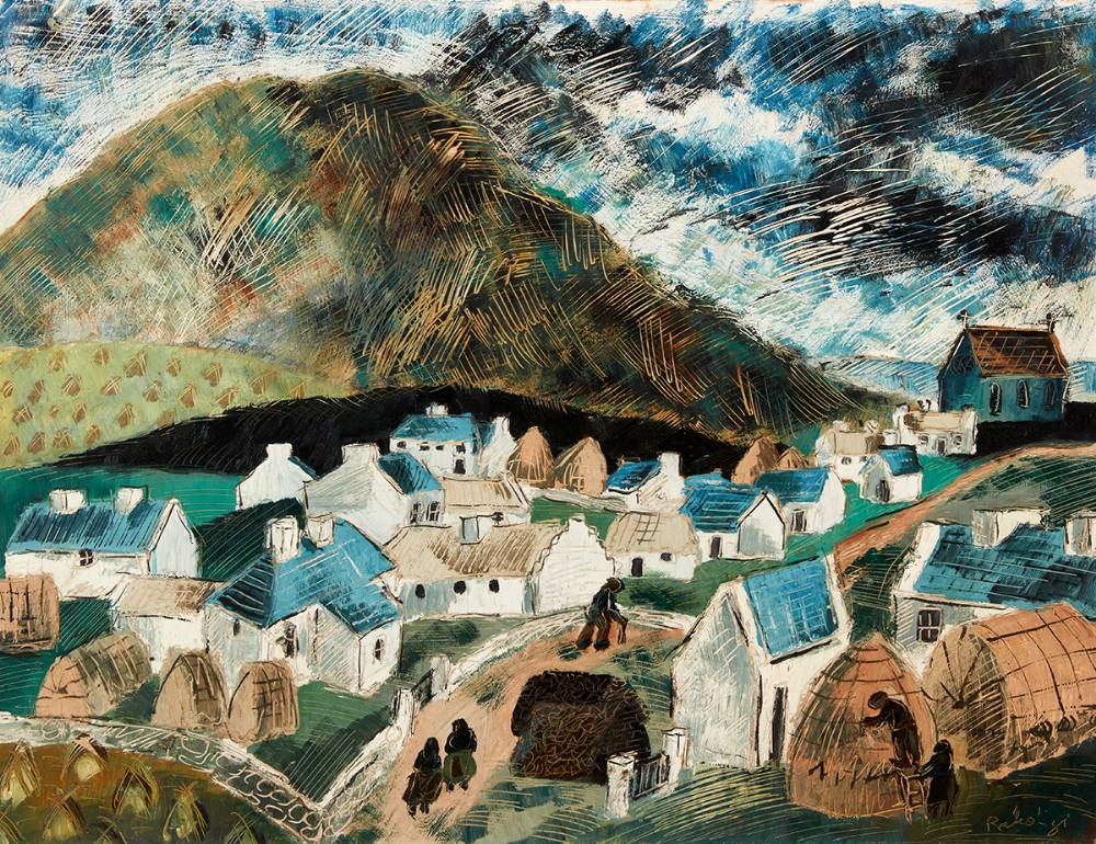 KEEL, ACHILL, COUNTY MAYO by Basil Ivan Rkczi sold for 6,000 at Whyte's Auctions