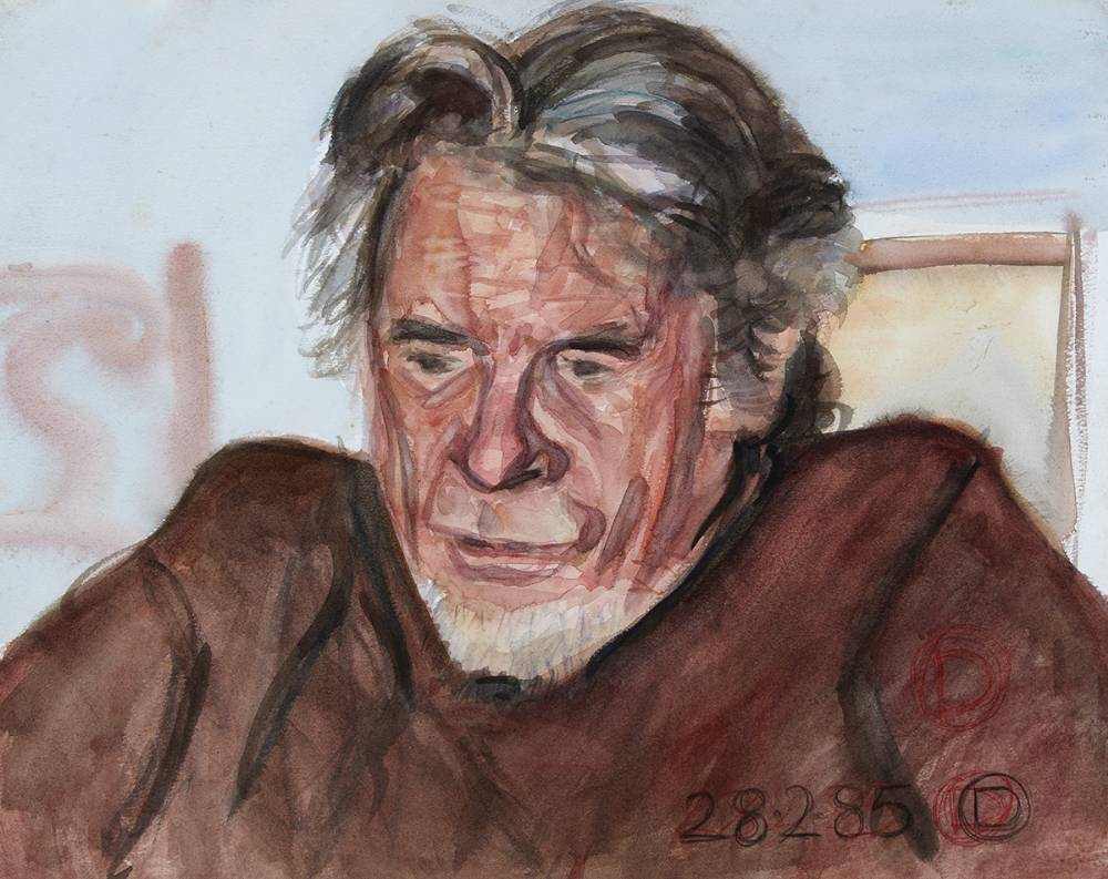 PORTRAIT OF CHARLIE BRADY, 1985 by Michael O'Dea sold for 1,000 at Whyte's Auctions
