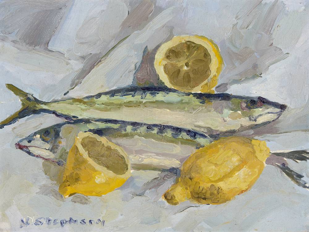 MACKEREL FOR TEA by Nuala Stephenson sold for 420 at Whyte's Auctions