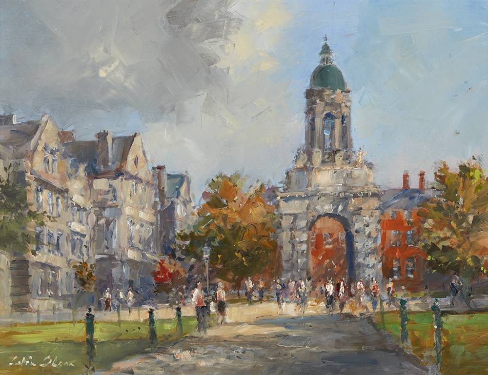 TRINITY COLLEGE, DUBLIN by Colin Gibson sold for 800 at Whyte's Auctions