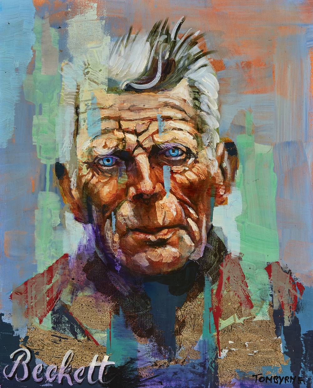 PORTRAIT OF SAMUEL BECKETT by Tom Byrne sold for 660 at Whyte's Auctions
