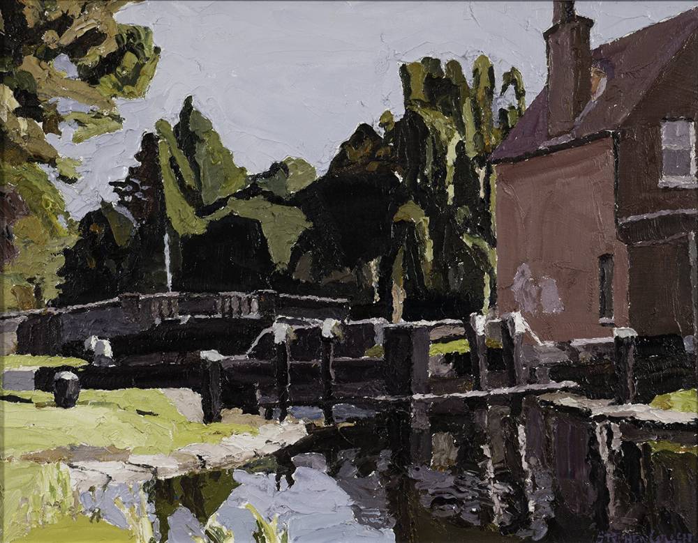 GRAND CANAL, DUBLIN by Stephen Cullen sold for 560 at Whyte's Auctions