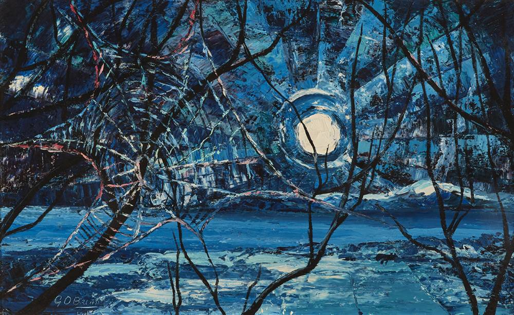 SPIDER'S WEB IN MOONLIGHT by Gretta O'Brien sold for 500 at Whyte's Auctions