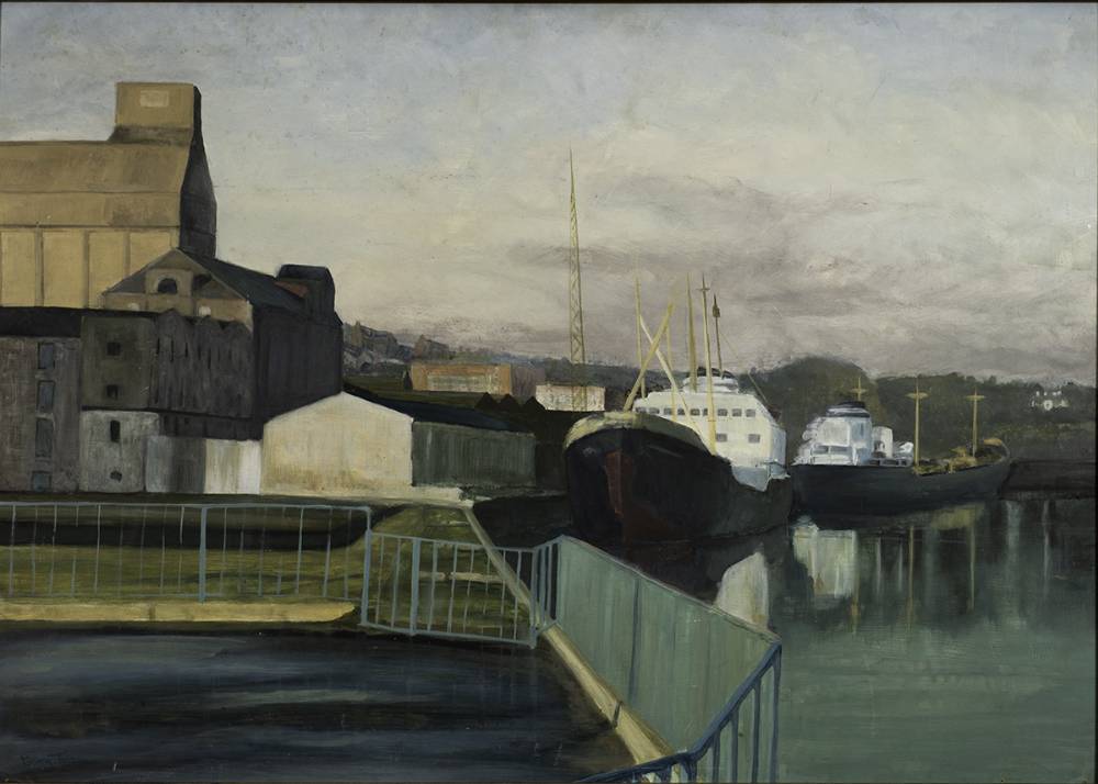QUAYS, DERRY CITY by Barry Turton sold for 210 at Whyte's Auctions