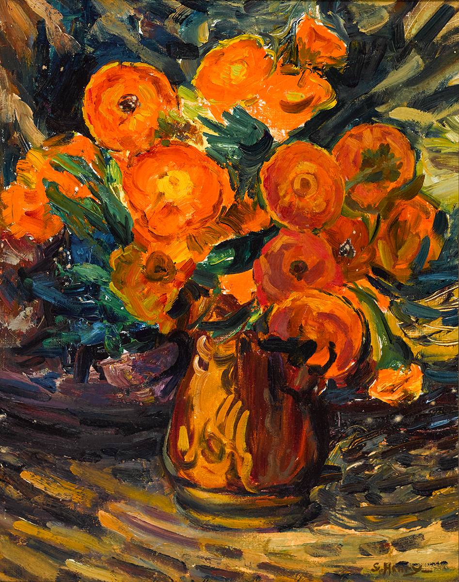 MARIGOLDS by Grace Henry HRHA (1868-1953) at Whyte's Auctions