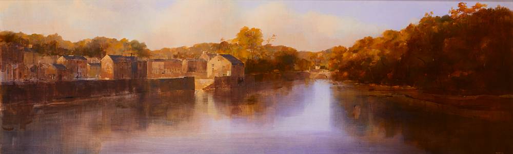 EARLY MORNING, RAMELTON, COUNTY DONEGAL, 1996 by Martin Mooney sold for 6,000 at Whyte's Auctions