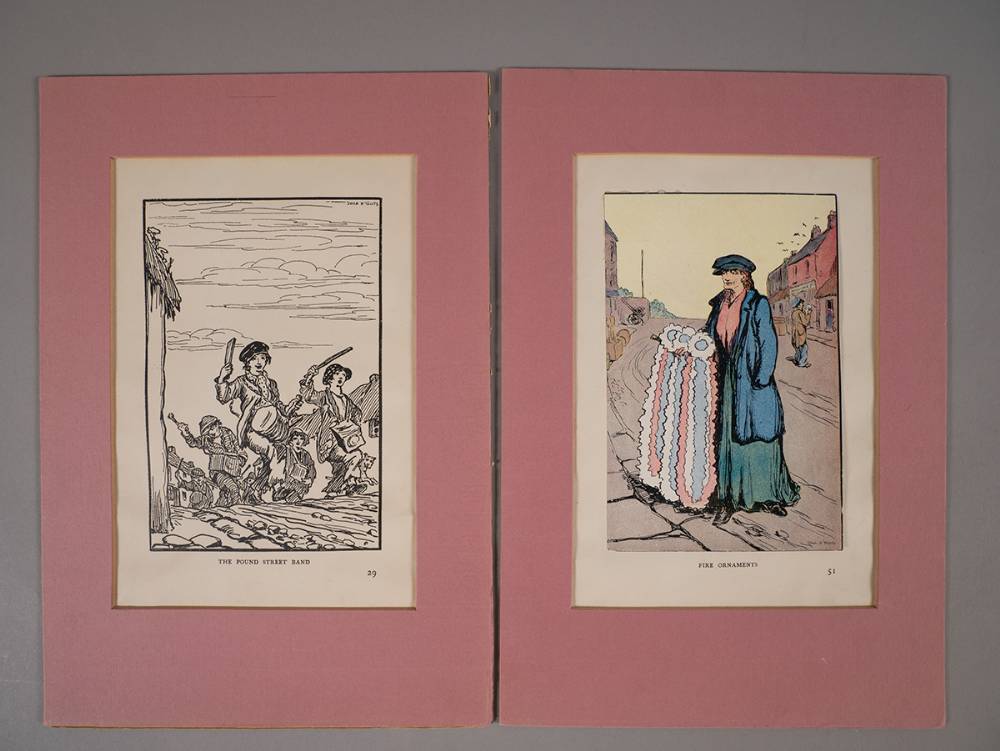 LIFE IN THE WEST OF IRELAND AND OTHERS (SET OF TEN) by Jack Butler Yeats sold for 140 at Whyte's Auctions