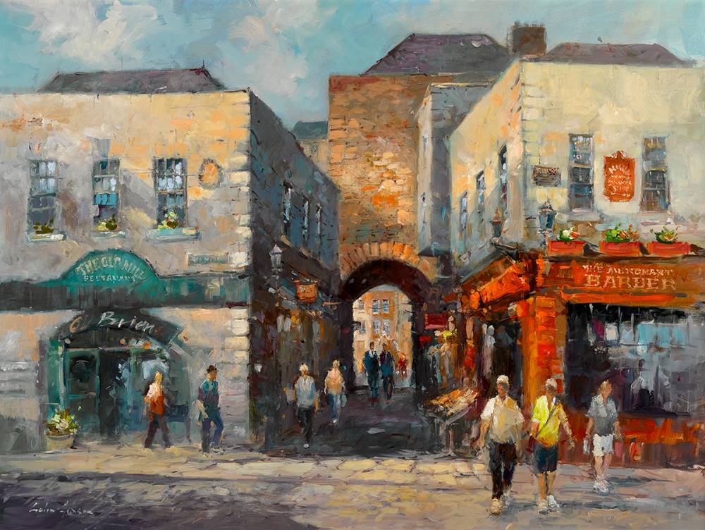 THE MERCHANT'S ARCH, TEMPLE BAR, DUBLIN, 2021 by Colin Gibson sold for 1,000 at Whyte's Auctions