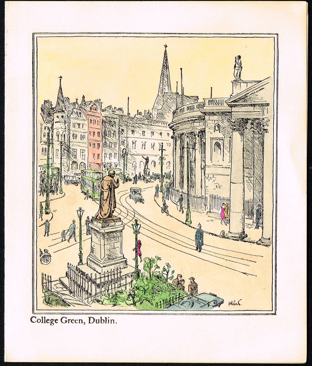 DUBLIN SCENES (SET OF FOUR) by Hilda Roberts sold for 260 at Whyte's Auctions
