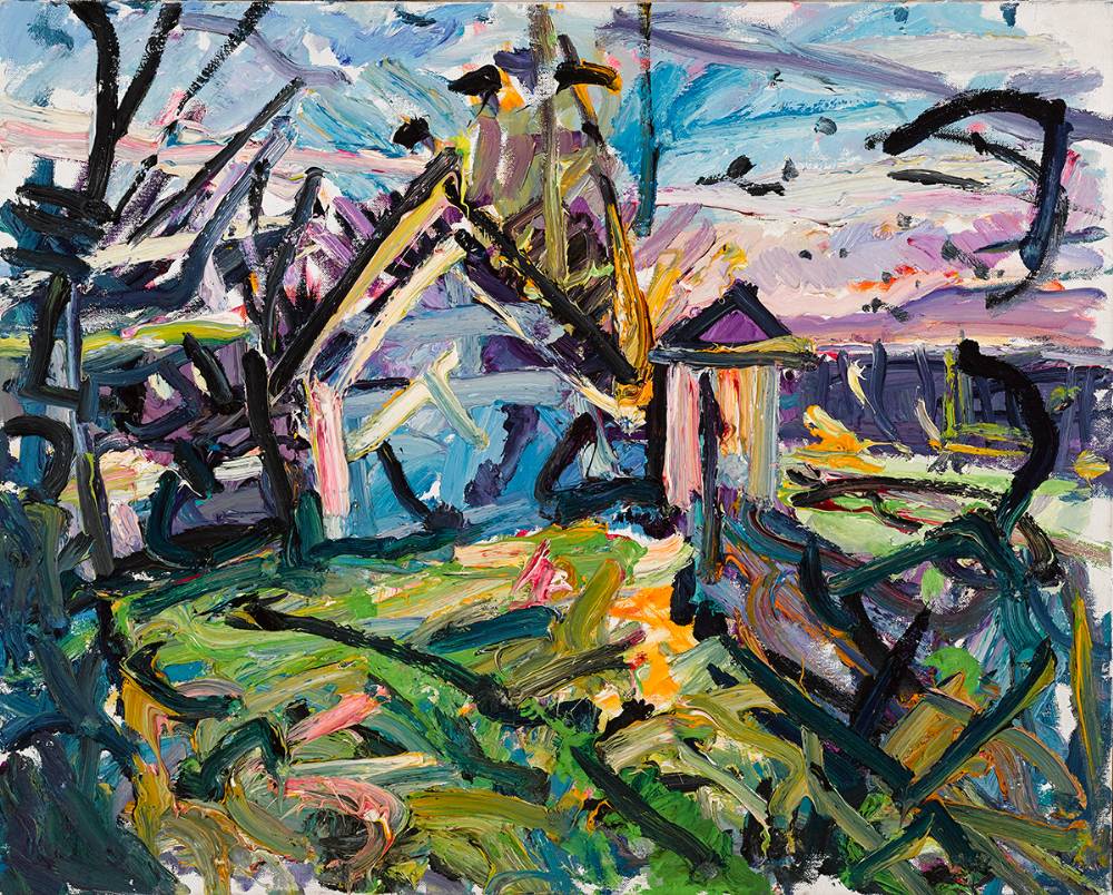 COTTAGE BY THE COAST, 1998 by Brian MacMahon sold for 850 at Whyte's Auctions