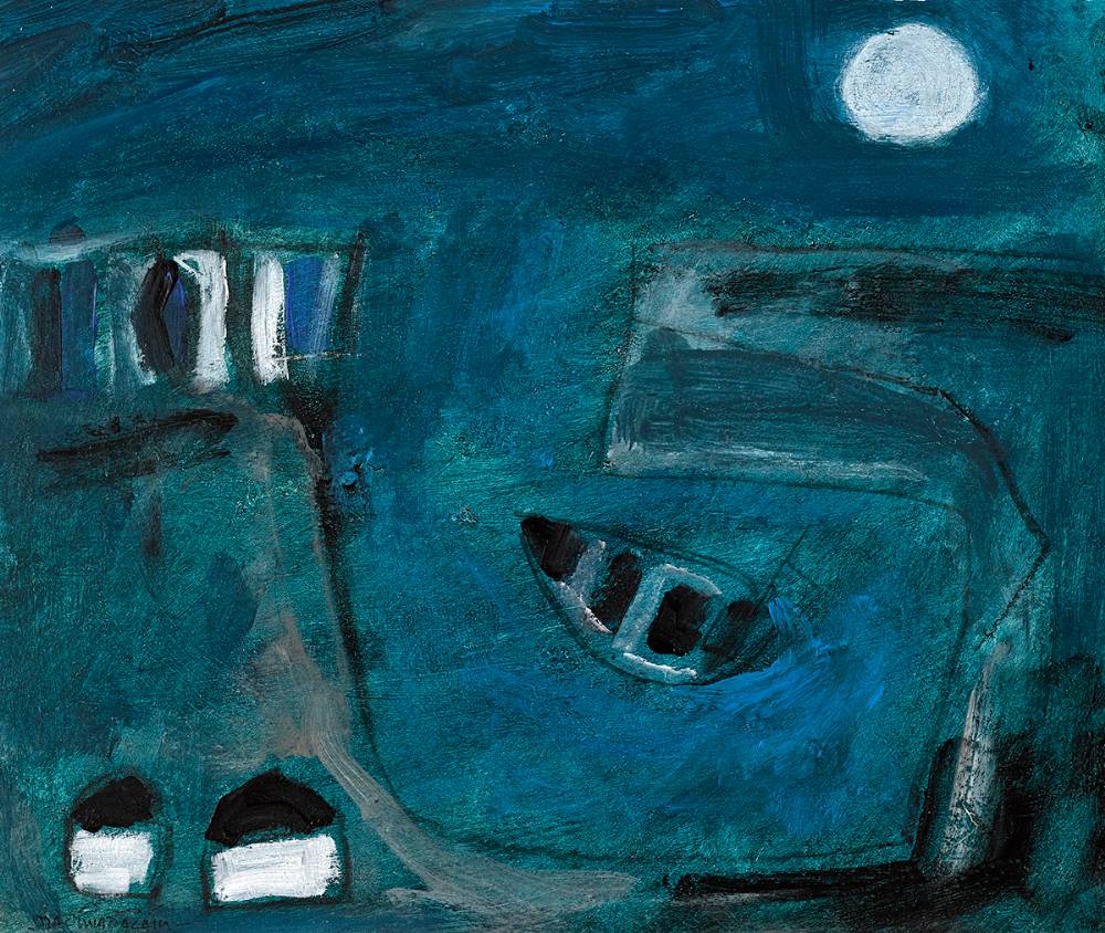 BOAT AT MIDNIGHT by Pdraig MacMiadhachin sold for 2,900 at Whyte's Auctions