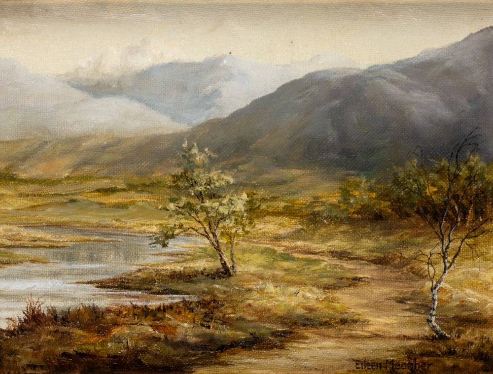 CARAGH RIVER, COUNTY KERRY by Eileen Meagher sold for 320 at Whyte's Auctions
