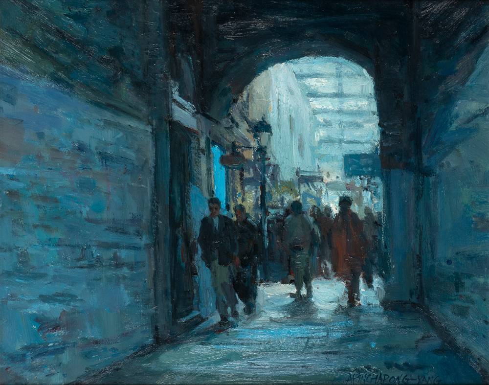 MERCHANT'S ARCH, DUBLIN by Sunny Apinchapong-Yang sold for 320 at Whyte's Auctions