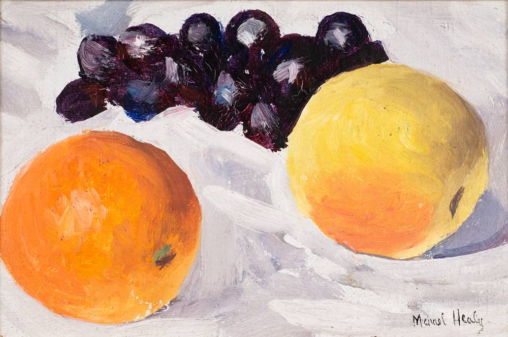 STILL LIFE WITH FRUIT by Michael Healy sold for 360 at Whyte's Auctions