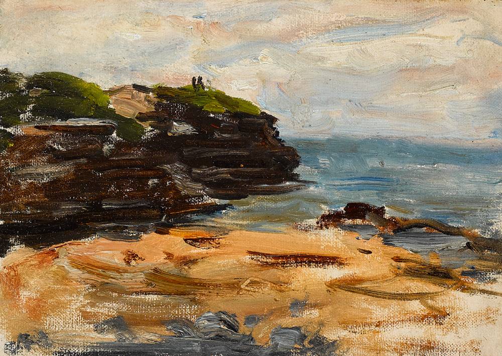 THE INTRINSIC ROCKS, KILKEE, COUNTY CLARE by Nathaniel Hone sold for 3,800 at Whyte's Auctions