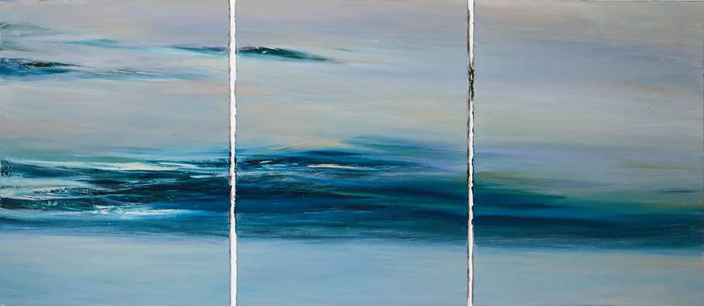 MORNING SEA, COUNTY MAYO, 1999 (TRIPTYCH) by Mary Lohan sold for 6,000 at Whyte's Auctions