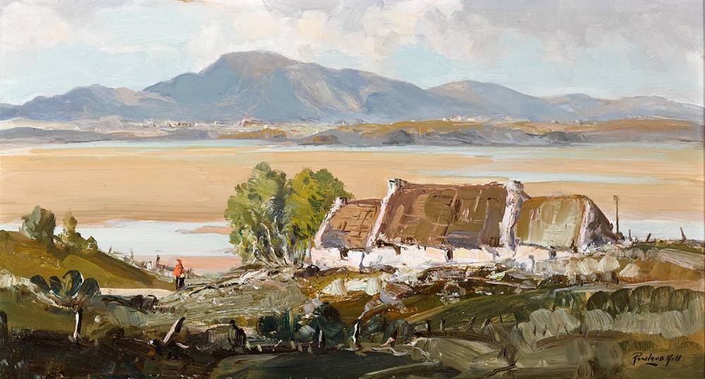 VIEW FROM HORN HEAD, COUNTY DONEGAL by Rowland Hill sold for 1,800 at Whyte's Auctions