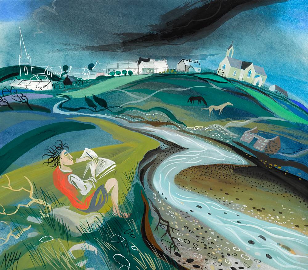 APPROACHING STORM, EASKY, COUNTY SLIGO by Nicholas Hely Hutchinson sold for 1,700 at Whyte's Auctions