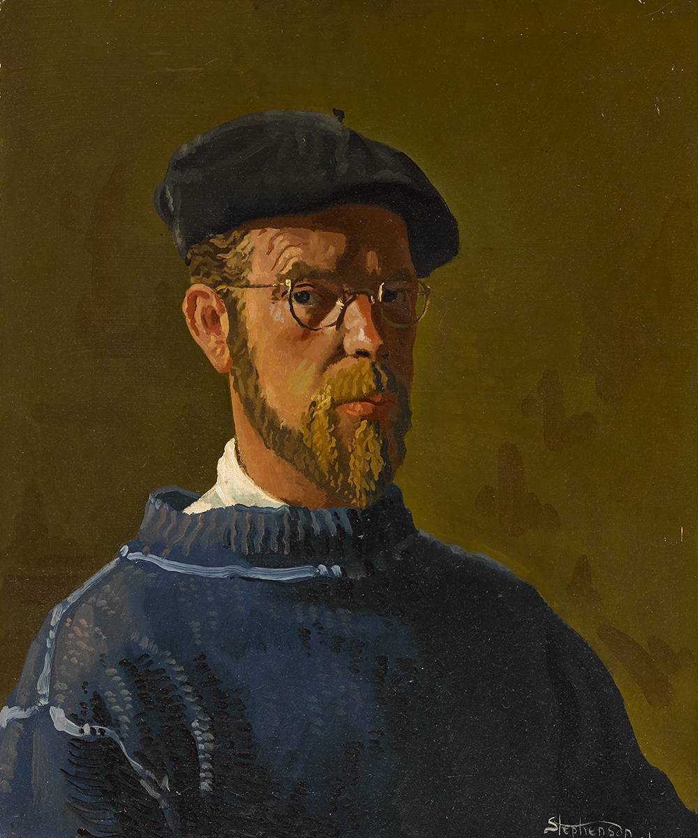 SELF PORTRAIT by Desmond Stephenson sold for 1,500 at Whyte's Auctions