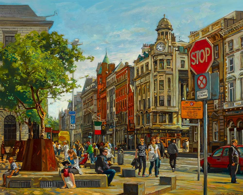 SUNLIGHT, DAME STREET, DUBLIN by Oisn Roche sold for 1,300 at Whyte's Auctions