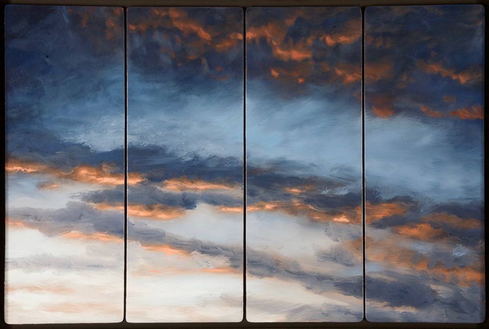 CLOUDS II, 2021 (TETRAPTYCH) by Stuart Morle sold for 2,600 at Whyte's Auctions