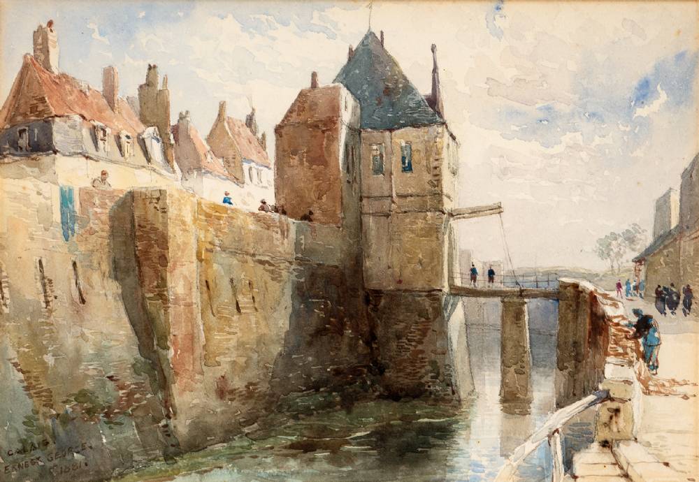 CALAIS, FRANCE, 1881 by Sir Ernest George sold for 190 at Whyte's Auctions