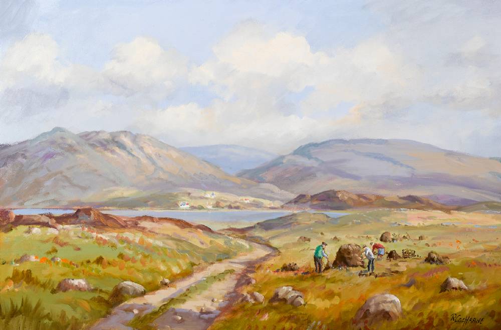 BOGLAND AT DUNGLOE, COUNTY DONEGAL by Robert Cochrane sold for 200 at Whyte's Auctions