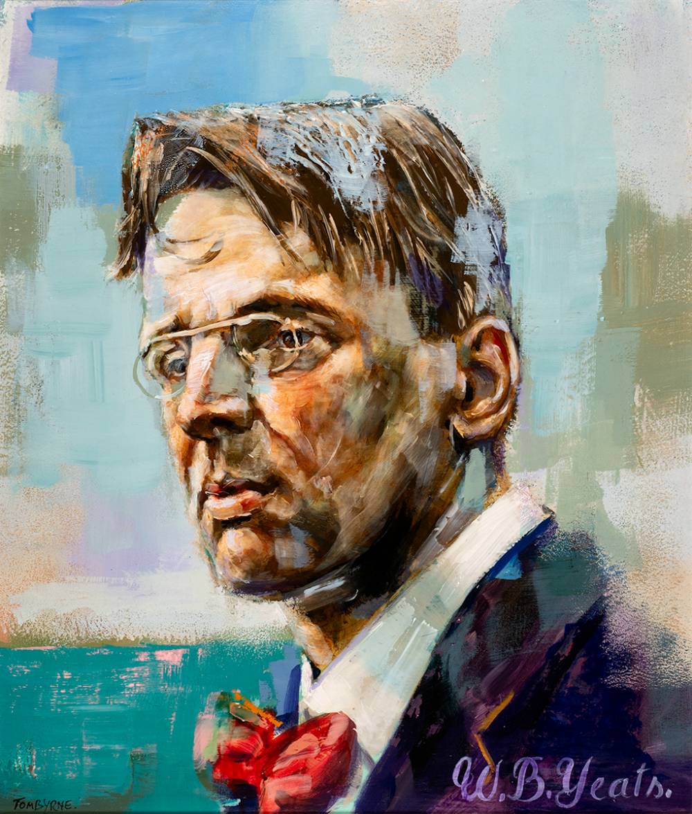 PORTRAIT OF W. B. YEATS by Tom Byrne sold for 580 at Whyte's Auctions