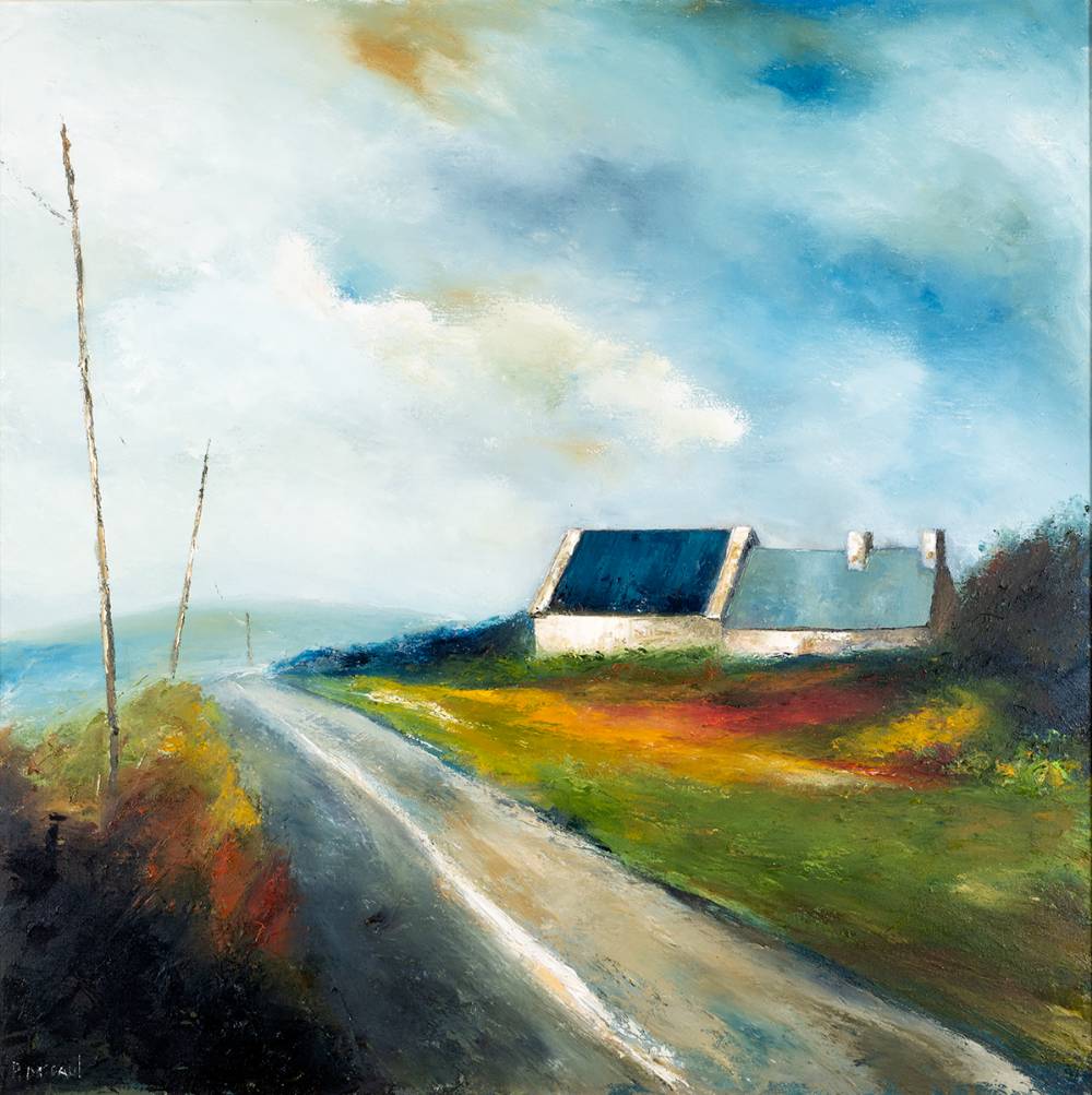 THE DUGORT ROAD, ACHILL, COUNTY MAYO, 2014 by Padraig McCaul sold for 2,000 at Whyte's Auctions