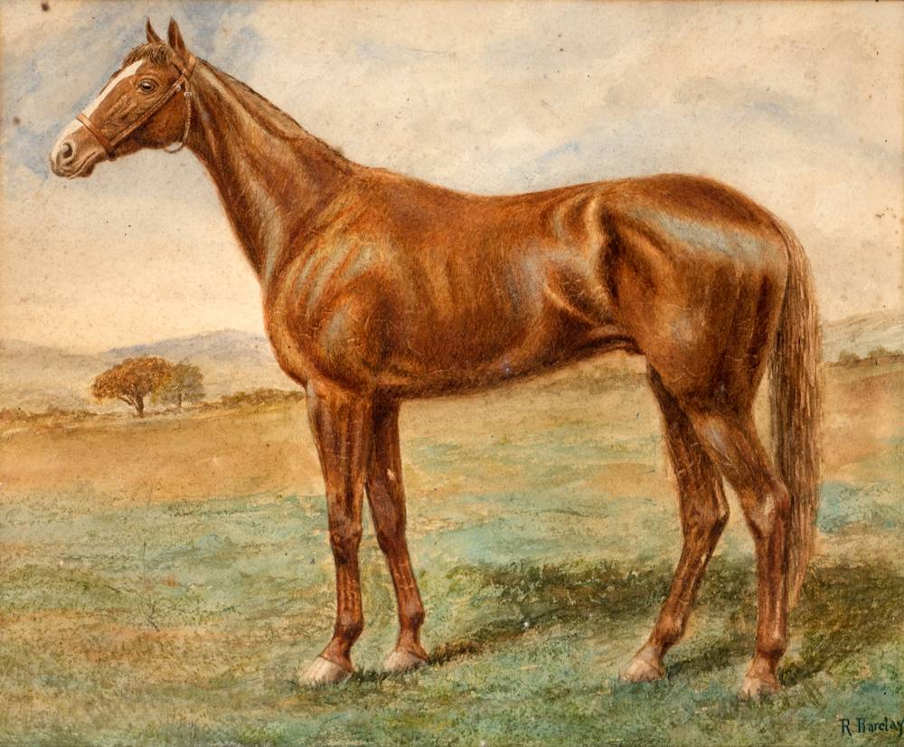 ORBY - WINNER OF ENGLISH AND IRISH DERBIES, 1907 by R. Barclay sold for 640 at Whyte's Auctions