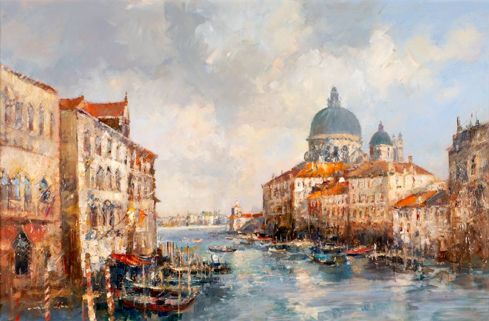 THE GRAND CANAL, VENICE by Colin Gibson sold for 950 at Whyte's Auctions