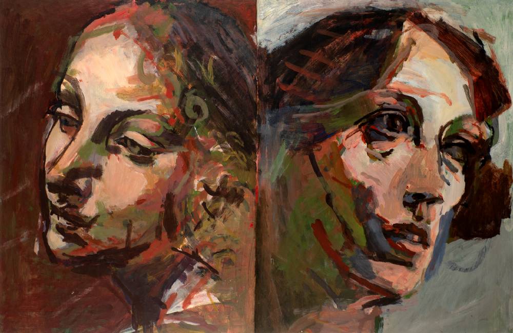 TWO HEADS by Joseph O'Connor sold for 460 at Whyte's Auctions