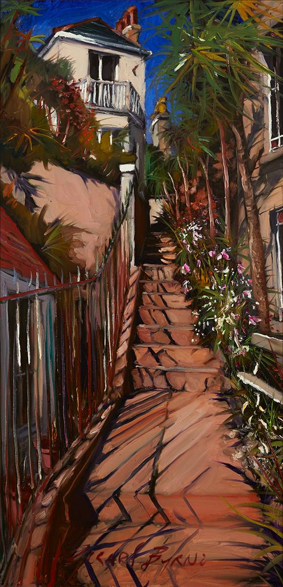 SORRENTO STEPS, DALKEY, COUNTY DUBLIN by Gerard Byrne sold for 3,000 at Whyte's Auctions