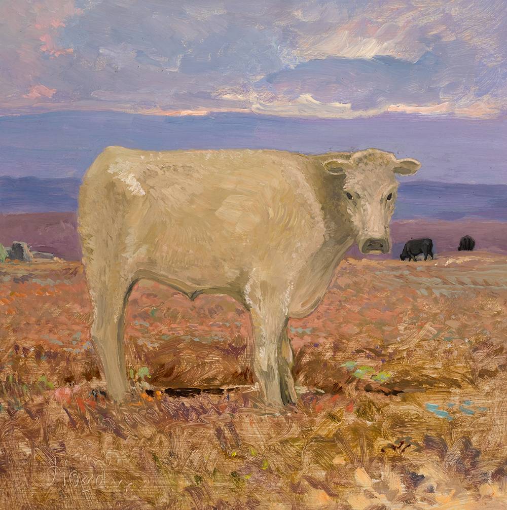 CATTLE ON THE BOG by Jeremiah Hoad sold for 620 at Whyte's Auctions