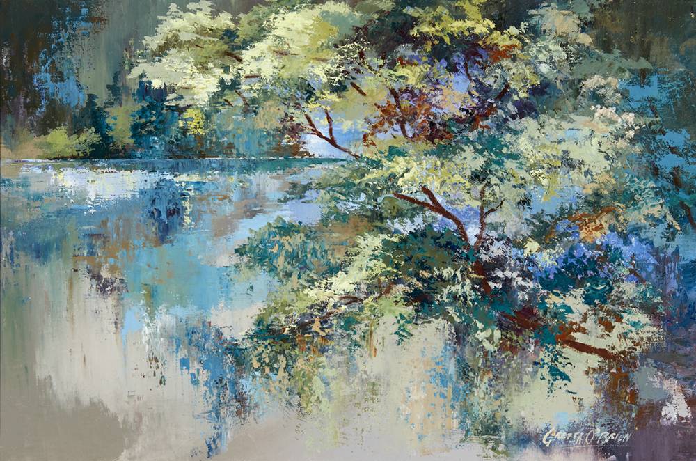 LAKE SCENE by Gretta OBrien sold for 950 at Whyte's Auctions