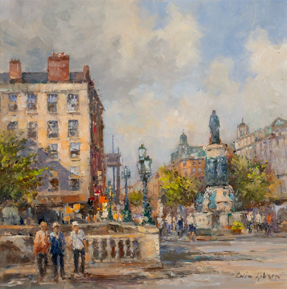 O'CONNELL STREET, DUBLIN, 2021 by Colin Gibson sold for 800 at Whyte's Auctions