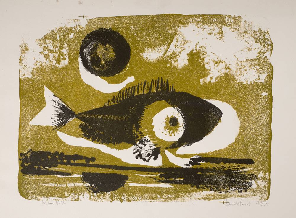 MOON FISH by Jan de Fouw sold for 100 at Whyte's Auctions