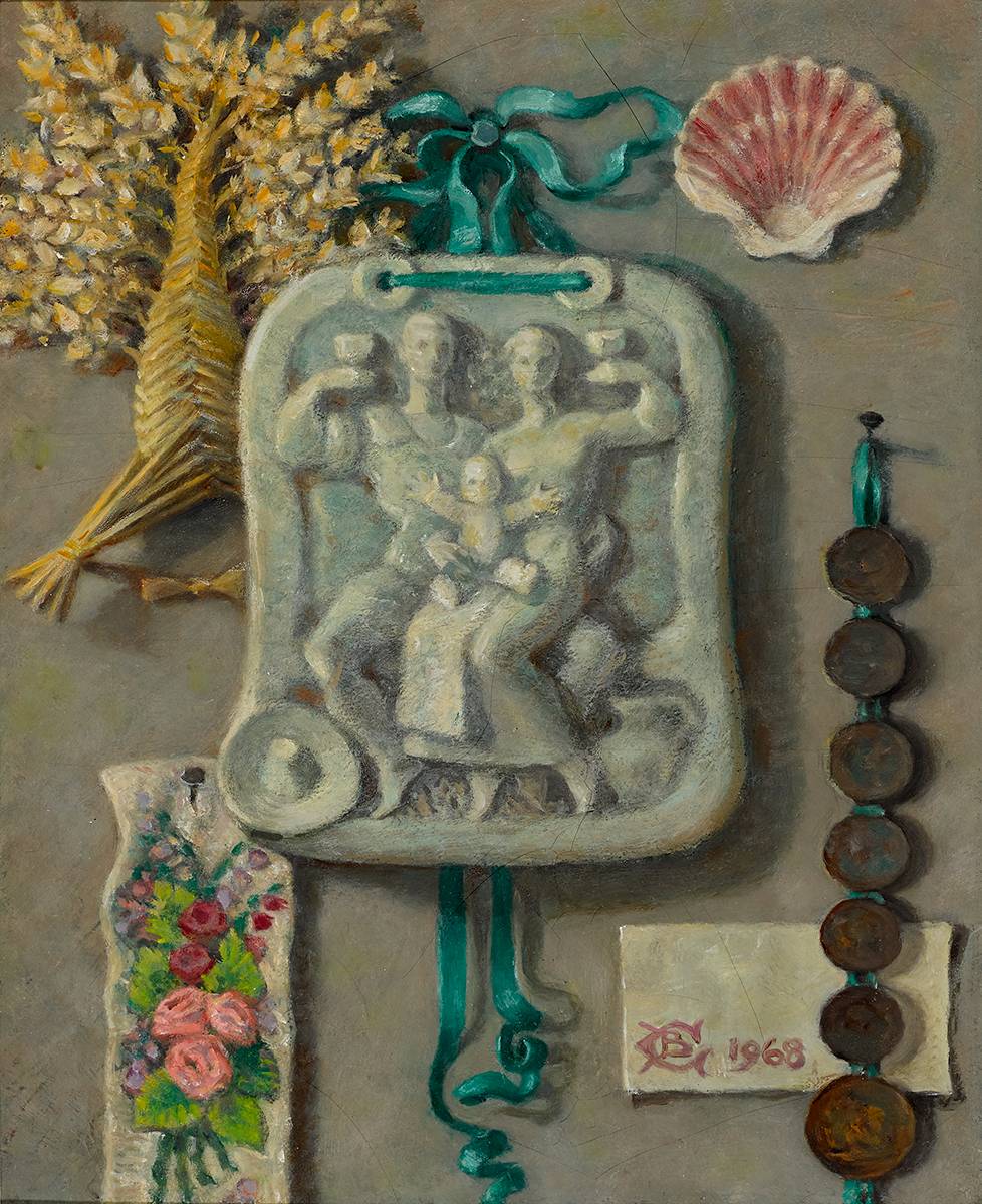 HAPPY FAMILY, 1968 by Lady Beatrice Glenavy sold for 1,600 at Whyte's Auctions