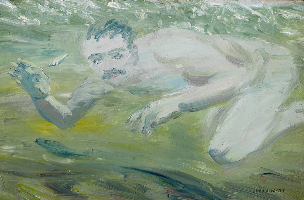 MY FRIEND BENEATH THE SEA, 1924 by Jack Butler Yeats sold for 40,000 at Whyte's Auctions