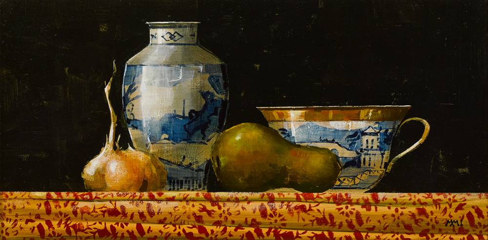 STILL LIFE WITH PEAR, 2001 by Martin Mooney (b.1960) at Whyte's Auctions
