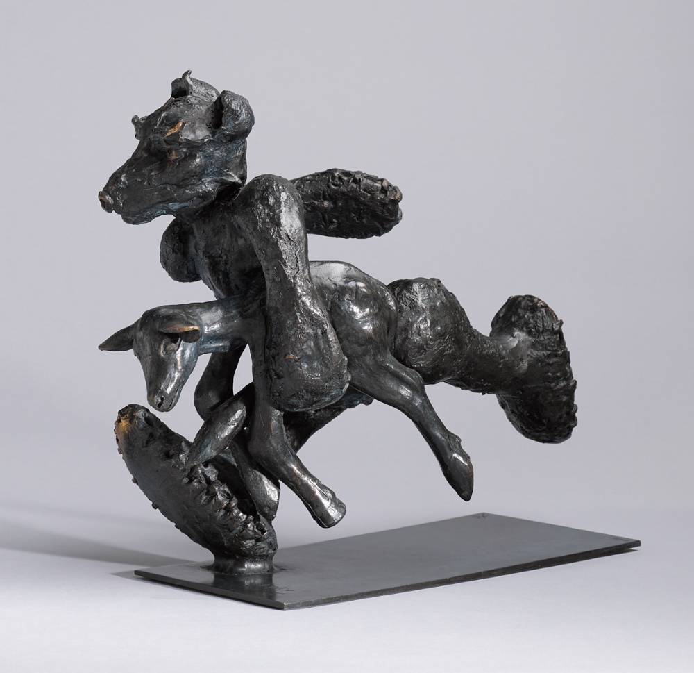BEAR WITH DEER, 2013 by Patrick O'Reilly (b.1957) at Whyte's Auctions