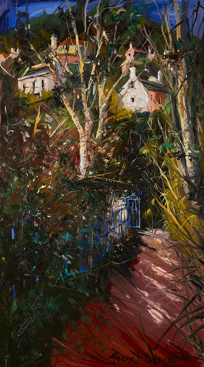 A VIEW NEAR KILLINEY HILL, COUNTY DUBLIN by Gerard Byrne sold for 2,800 at Whyte's Auctions