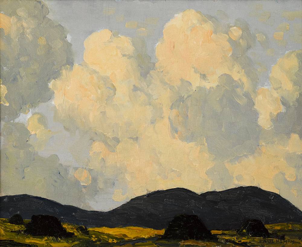 A BOG NEAR DINGLE, COUNTY KERRY, c.1928-30 by Paul Henry RHA (1876-1958) at Whyte's Auctions